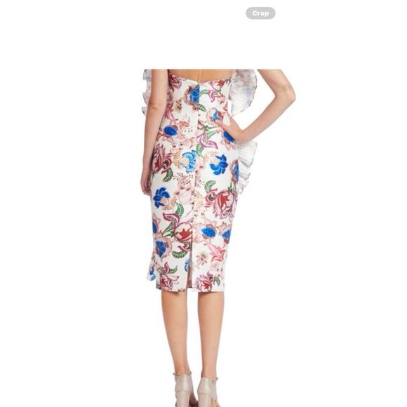 NWT Badgley Mishka Our Favorite Strapless Fan Dress. Size 10 SC3940 - Picture 8 of 8